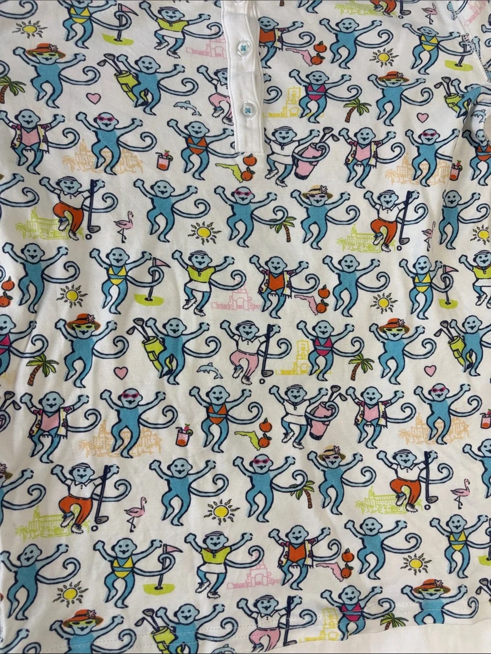 Roller Rabbit Multicolored Palm Beach-Print Kids Pajama Set - Unisex